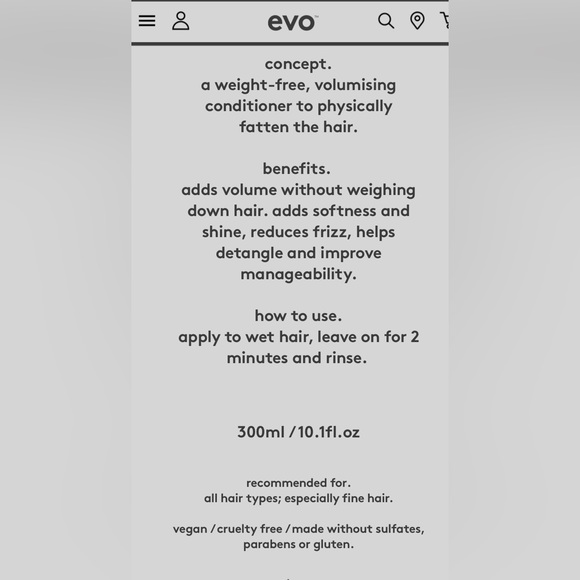 Evo Gluttony and Bride of Gluttony Shampoo and Conditioner 10oz - Picture 10 of 14